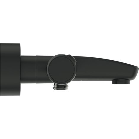 Ideal Standard CeraTherm - Grifo termostático de bañera, negro A7544XG
