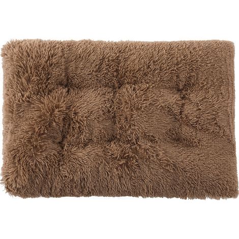 CREA Haustiermatte 45 x 30 cm, Plüsch-Hundematte, warme Wintermatte, bequemes Hundebett, Katzenhaus, Hundehaus (1/5)