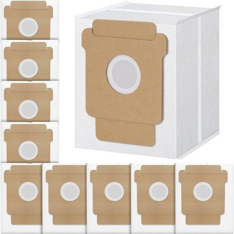 (10 pièces) Q0520 Sacs à Poussière de Rechange pour Aspirateurs irobot Roomba 105P/505/405/ Q0520 Combo pour Sacs d'élimination (1/4)