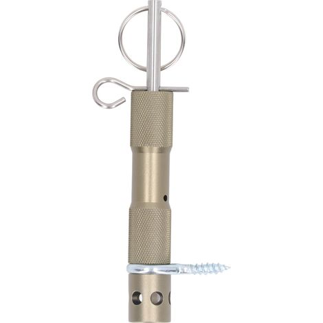 Perimeteralarm aus Aluminiumlegierung, federbelasteter Auslöser, Auslösedraht, Sicherheitsvorrichtung für Haus und Garten, Camping, grün (1/5)