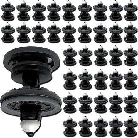 40 Pcs 7l6868243 Clips de Fixation Voiture pour A1 A4 A5 A6 A7 A8 Q5 Q7 RS5 pour Golf 5 6 7 T5 pour 911 997 Fixation Voiture pour Garniture Agrafe Panneau de Porte Intérieure (1/5)