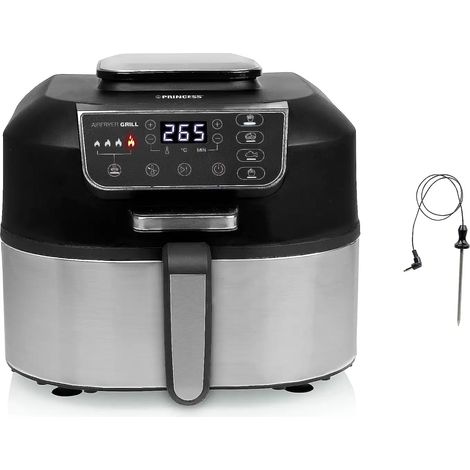 Princess 01.182092.01.001 Friggitrice ad aria 5.6 L 1760 W 4 Programmi Display Digitale Grill 2 in 1 colore Nero (1/5)