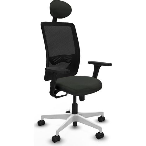 Chaise de bureau piqueras y crespo Zulema noir mousse haute densité (1/2)