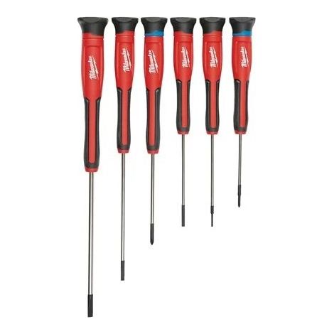 Set di 6 giravite di precisione con custodia Milwaukee 4932471869