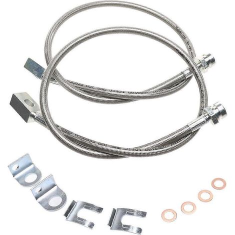 Kit de rallonge de câble de frein en acier inoxydable pour Jeep Cherokee XJ ZJ Wrangler YJ TJ (1/4)