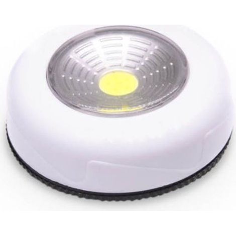 Push-light LED COB redondo 80lm 3xAAA (1/2)