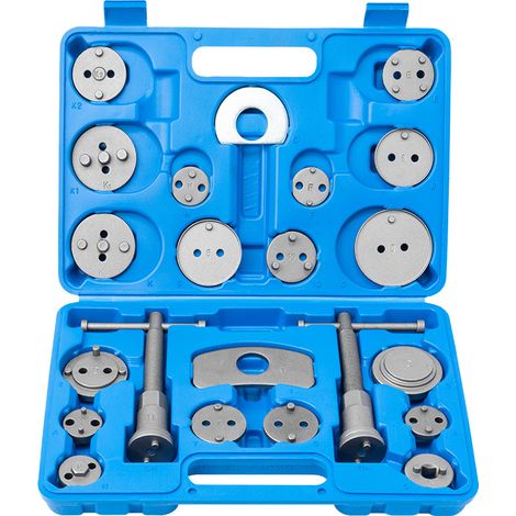 22-teiliges Bremskolben-Ausbau-Set, Bremskolben-Ausbau-Werkzeug-Set, Kolben-Werkzeug-Set, Bremssattel-Werkzeuge für Scheiben-Ersatzwerkzeug und Adapter (1/5)