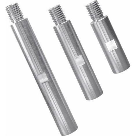3PCS Tige d'extension de Meuleuse d'angle en Alliage d'aluminium M14 Rallonge de Meuleuse d'angle 75mm100mm 140mm Levier Adaptateur de Filetage M14 (1/5)