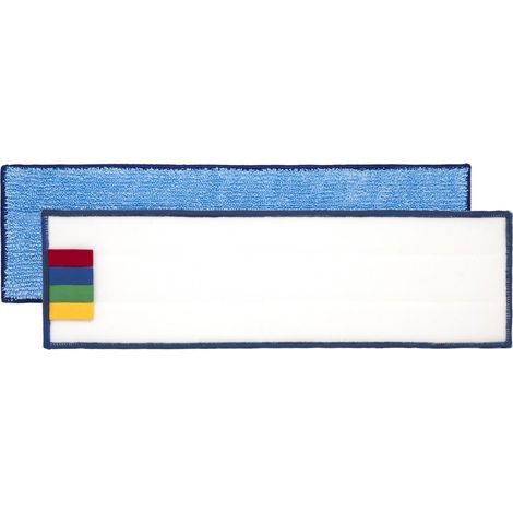 TAMPEL - Frange microfibre velcro pour le sol - 40cm