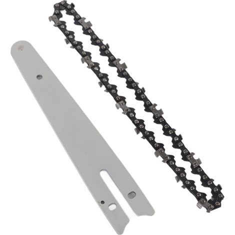 Chaînes de rechange de 15 cm et plaque de guidage de 15 cm pour tronçonneuse électrique - Accessoires de coupe du bois