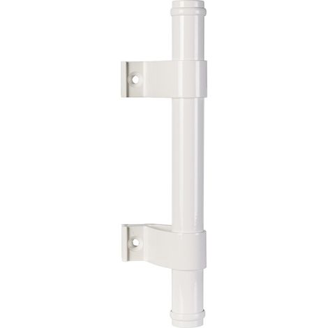 La Croisee Ds – Poignée de tirage DIVA X Ø35mm 350mm – Aluminium blanc – Entraxe 278mm – Pour portes battantes modernes - DS7310-036