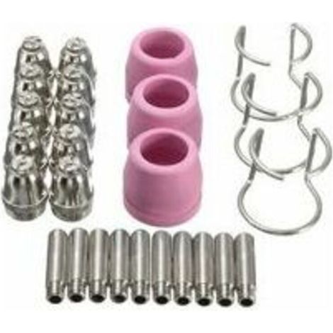 26-piece plasma cutter consumables set for SG-55, AG-60, WSD-60P cutting torch nozzle (1/5)