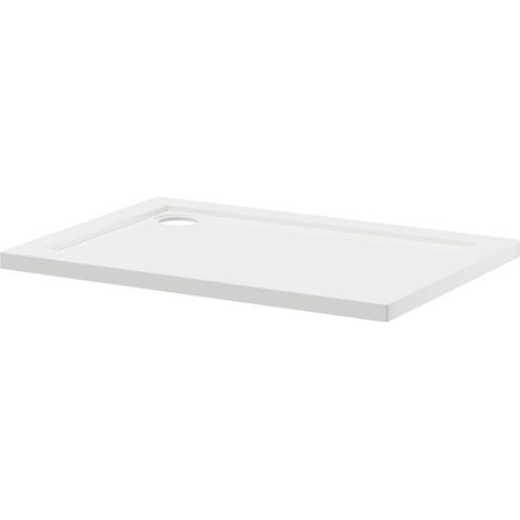 Pearlstone 1000mm x 700mm x 40mm Rectangular Shower Tray (1/4)