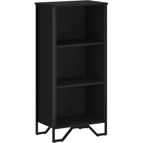 Maison Exclusive - Bücherregal Schwarz 50x31x106 cm Holzwerkstoff
