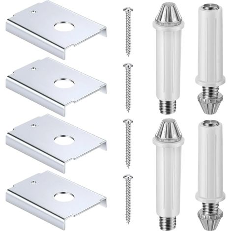 Styles Kit de réparation de porte pliante en acier au carbone Installation simple pour portes de garage de 4,5 cm (1/5)