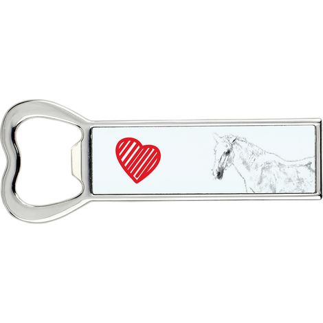 Apribottiglie Lipizzano con cavallo, apri-frigo personalizzato, regalo unico per uomo di Art-Dog (1/5)