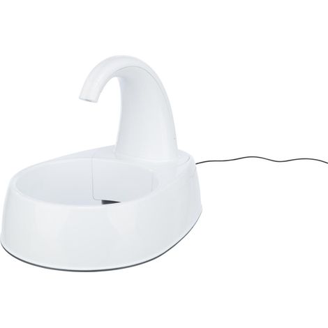Trinkbrunnen Curved Stream 2,5l/25 24,5 35cm,weiß