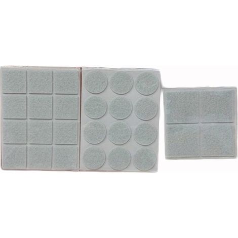 Northix Patas autoadhesivas blancas para muebles 28 piezas