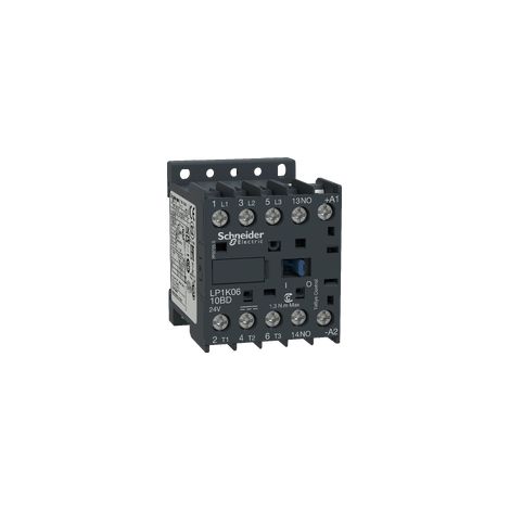 Contattore ausiliario 6A 3P 1Z 12V DC LP1K0610JD