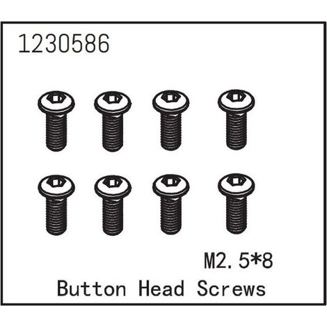 Button Head Screw M2.5x8