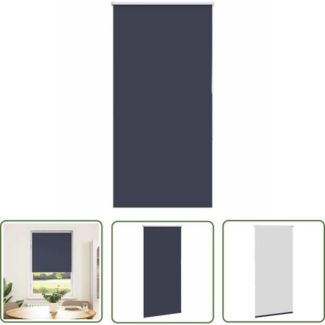 vidaXL Verdunkelungsrollo Marineblau 80x130cm Stoffbreite 75,7 cm (1/5)