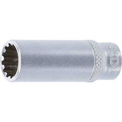 Douille pour Clé Gear Lock Longue 6,3 mm (1/4) - 12 mm - Précision et Durabilité, Acier, Zones Difficiles - D-Work (1/5)