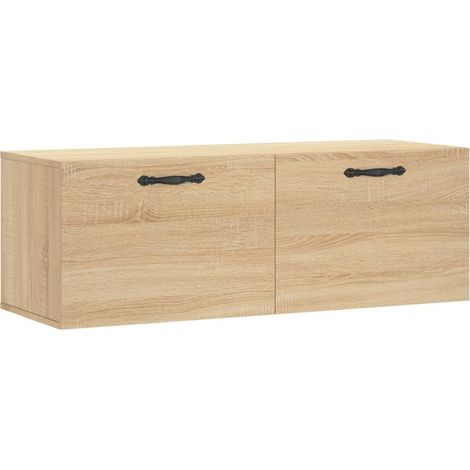 Maison Exclusive - Mobile a Parete Rovere Sonoma 100x36,5x35 cm Legno Multistrato (1/5)