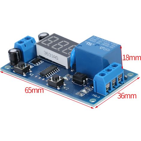 12V Endlosschleifen-Intervall-Countdown-Timer-Relaismodul (1/5)
