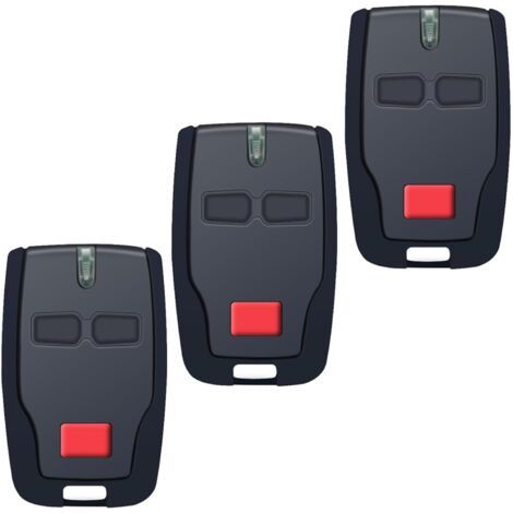 Telecommande porte de garage pour Mitto 2,télécommande 2 canaux pour Mitto 2 RCB,Kleio, Ghibli, TRC 2, Kleio, Ghibli, TR(433 MHz) 3PCS (1/5)