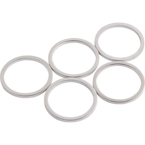 Rondelle de remplacement en cuivre de rechange, Bleu, Lot de 5 pièces