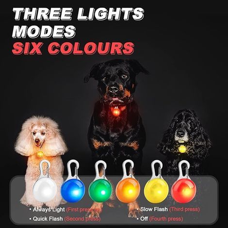 Lot De 2 Feux Clignotants LED Sumree - Clip De Sécurité, étanche, 3 Modes, Piles CR2032 Incluses - Pour Cartable, Poussette, Chien