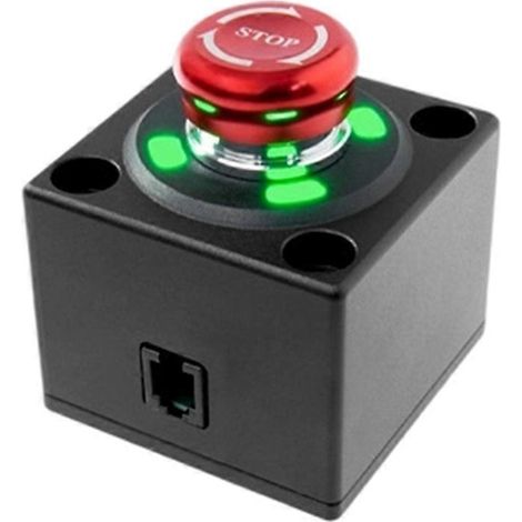 Interrupteur d'arrêt d'urgence Crystal Frontt Racing Simulator Direct Drive Base perd rapidement l'alimentation pour SIMAGIC (1/5)