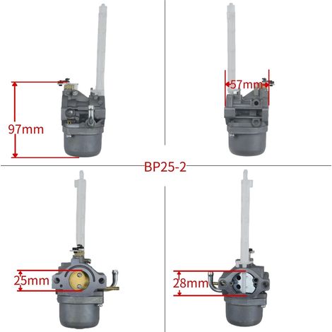 BP25 796122 Carburateur 794593 793161 696737 Chasse-neige 20A114 20A414 (1/4)