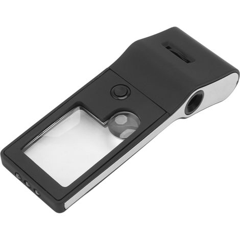 Loupe LED 3X 10X 55X Asphérique Portable Haute Luminosité Détection UV Verre de Loupe (1/5)