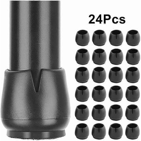 24Pcs Silicone Table Chair Leg Mat Non-slip Floor Rubber Feet Pads Protection Bottom Cover Pads Wood Protector (1/5)
