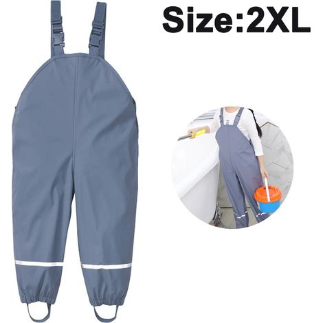 Pantalon de pluie imperméable et anti-salissures pour enfants, garçons et filles (1/5)