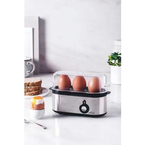 Cocedor de huevos Lacor 69343 acero inoxidable señal acústica