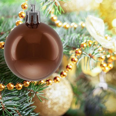 Christbaumkugeln set 50 glanzende ornamente