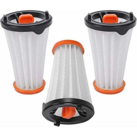 UlisemLot de 3 filtres de rechange pour aspirateurs AEG/Electrolux Rapido et Ergorapido Remplace AEG AEF 144 / Electrolux EF144 (1/5)