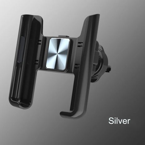 Support de téléphone de voiture rotatif à 360° compatible avec tous les téléphones portables, fixation universelle par gravité sur la grille d'aération, compatible GPS. (1/5)