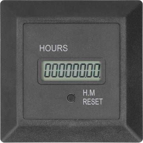 Compteur horaire numérique 0‑999999H avec minuteur intégré et écran digital pour applications industrielles 100‑240V AC (1/5)