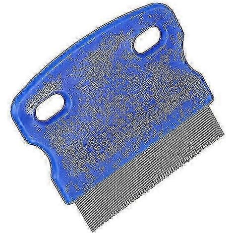 Peigne pour chats et chiens, peigne anti-puces, élimine les puces, les nœuds, les croûtes et la saleté, compatible avec les chats et les chiens, peigne pour enlever les taches de puces et de larmes, p (1/5)