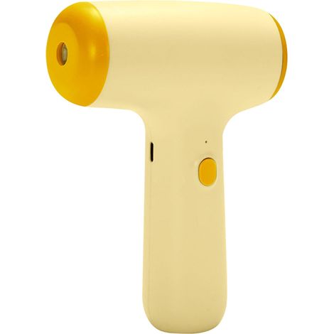 Batteur électrique à main avec manche sans fil - sauces crémeuses - mayonnaise - pâtes à crêpes - desserts - gâteaux - glaçages - et pâtisserie à la maison (jaune) (1/5)