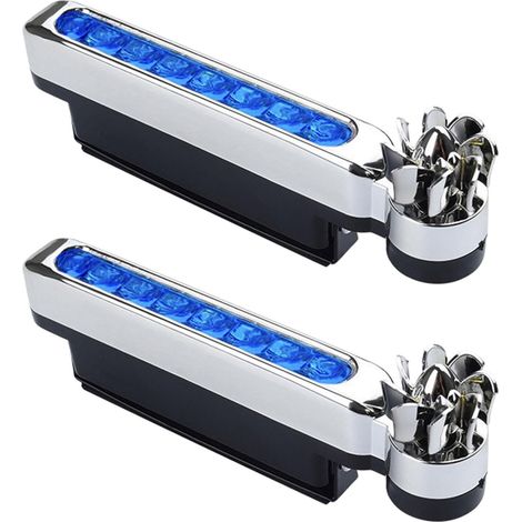 Lot de 2 Lampes LED Extérieures Universelles en Polypropylène (1/5)