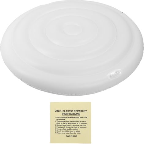 Couverture Jacuzzi Gonflable 5.4 Pieds – Ronde Protection Imperméable PVC pour Baignoires Extérieures SPA