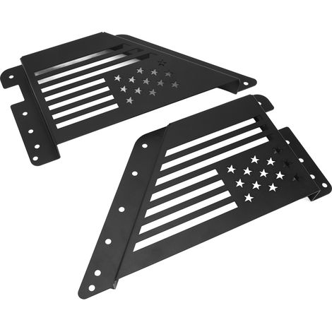 Pièce de rechange pour organisateurs latéraux de rangement de porte avant noirs pour les modèles Ford Bronco deux et quatre portes 2021-2022. (1/5)