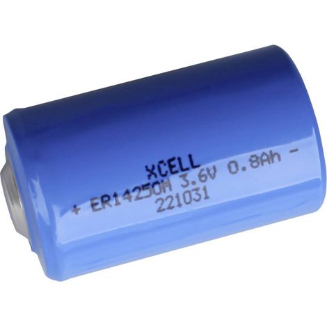 Batterie lithium XCELL ER 14250M, 3,6 V, 0,8 Ah