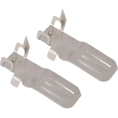 Clip porte-mètre ruban aluminium, pour menuiserie et chantier (1/5)