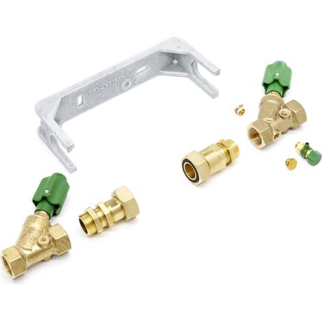 Kit de raccordement WZ n° 1611.31, collier de serrage en fonte 5/4"-5/4", laiton FSV/KFR DN32 Q3 4