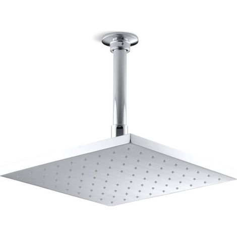 Kohler Katalyst Contemporary Square Overhead Rainhead Shower Head 8â€ Chrome